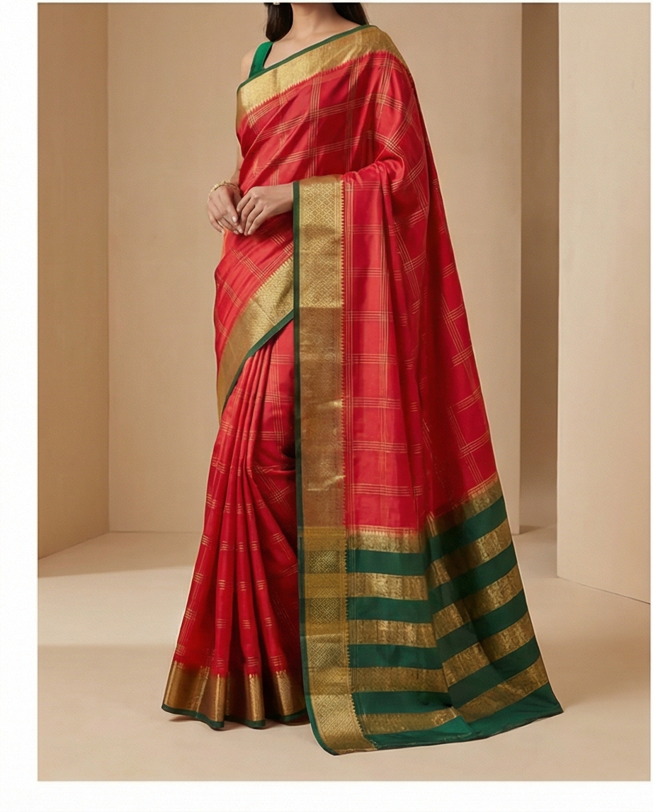 Pure Mysore silk saree SR-CPP3