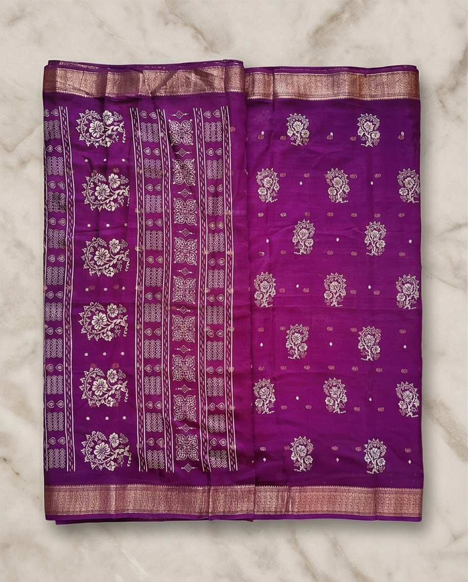 Wine Beauty Synthetic Saree (SR-SP17)