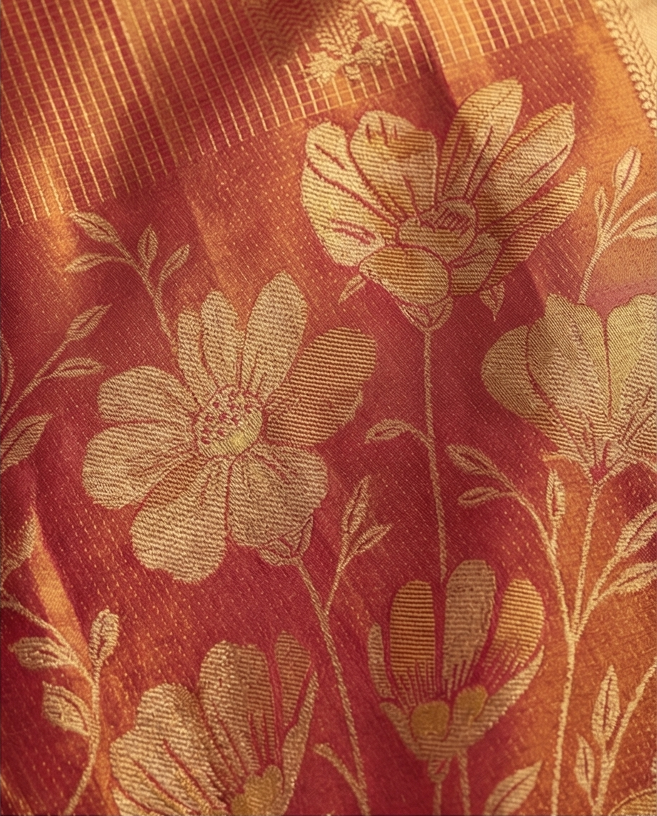 Pure Tissue Broket Silk sarees