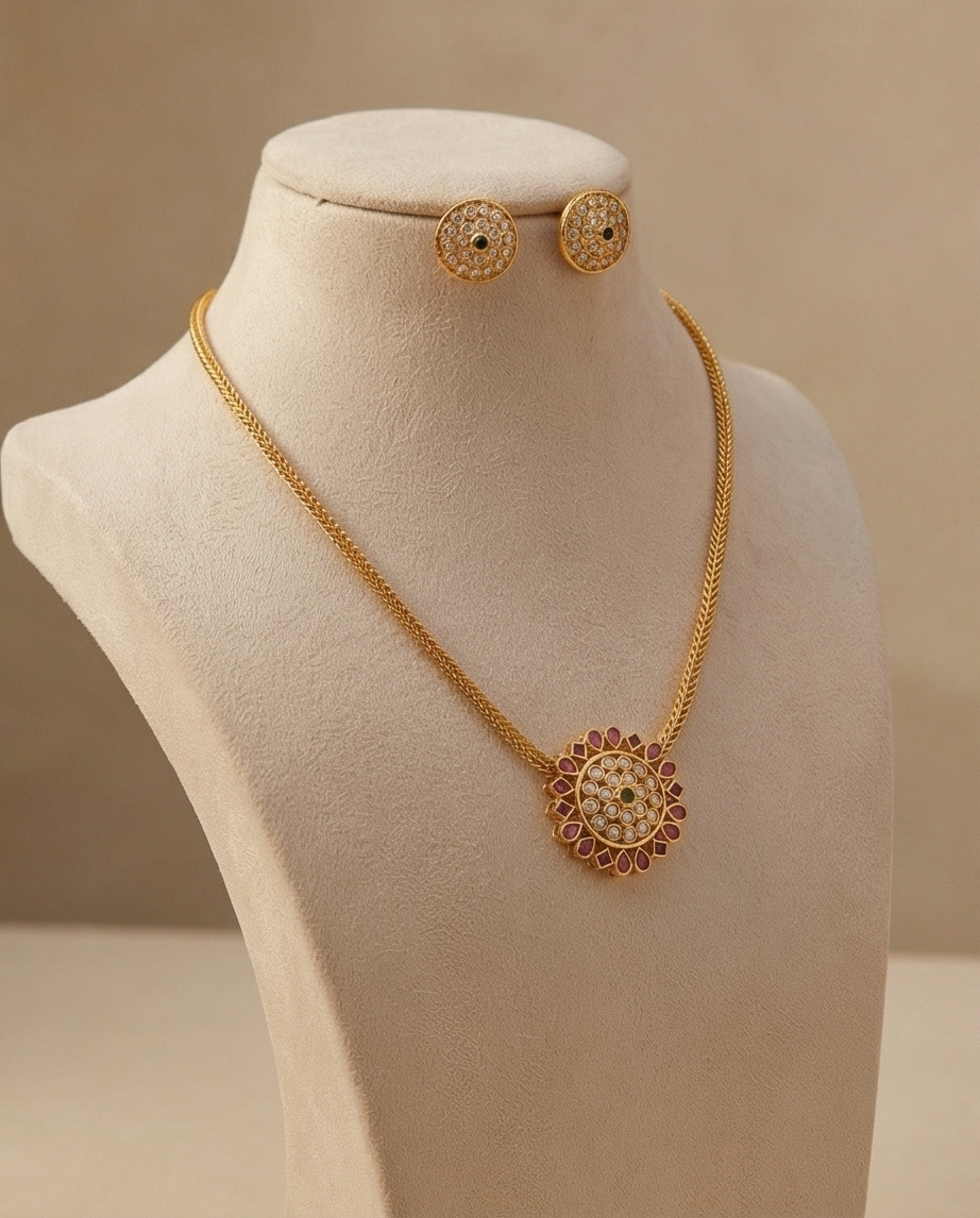Necklace with Earrings (NRW43)