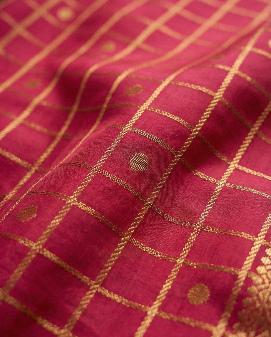 Semi crepe silk saree SR-CPP10-Pink