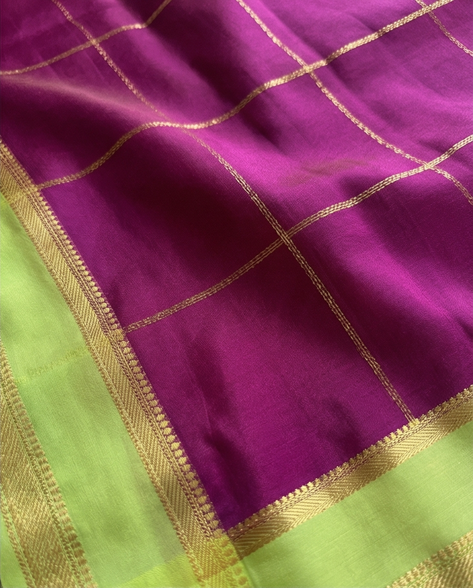 Pure Mysore silk saree SR-CPP4