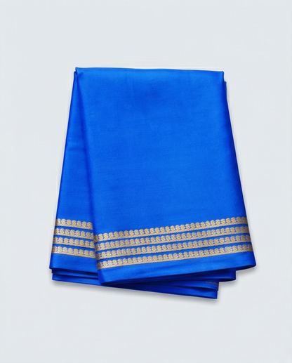 Pure Mysore silk saree SR-CPP1-Blue