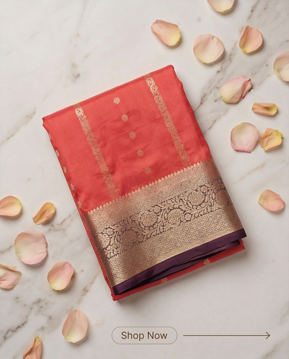 Semi Crepe silk saree SR-CPP5-1
