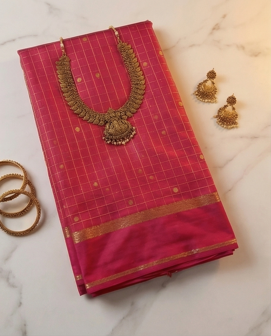 Semi crepe silk saree SR-CPP10-Pink