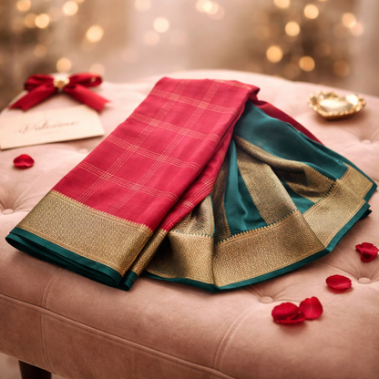 Pure Mysore silk saree SR-CPP3