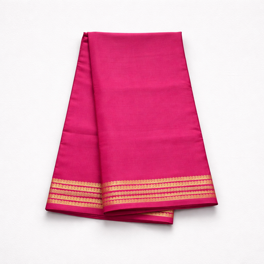 Pure Mysore silk saree SR-CPP1-Pink
