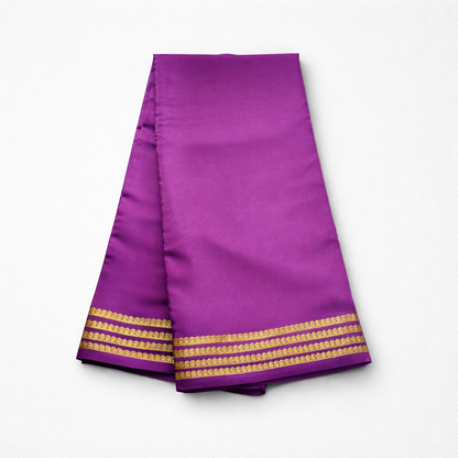 Pure Mysore silk saree SR-CPP1-Purple