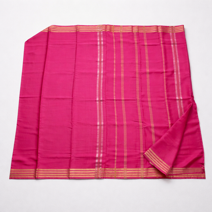 Pure Mysore silk saree SR-CPP1-Pink