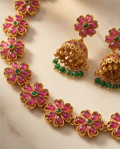 Flower Gold Jewellery