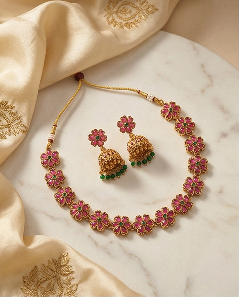 Flower Gold Jewellery