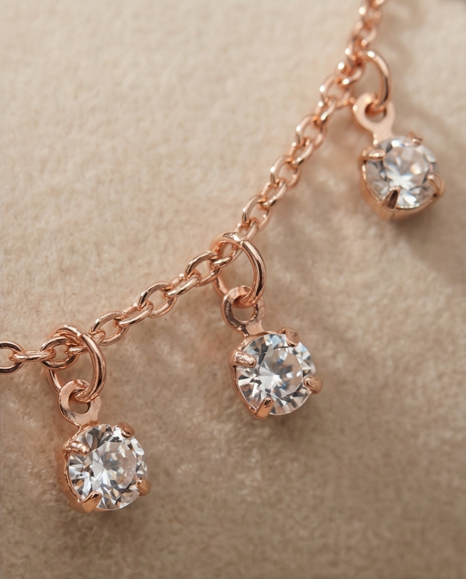 Rose Gold Invisible Necklace