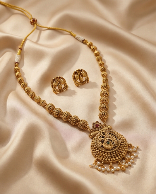 2 in 1 Peacock Jewellery