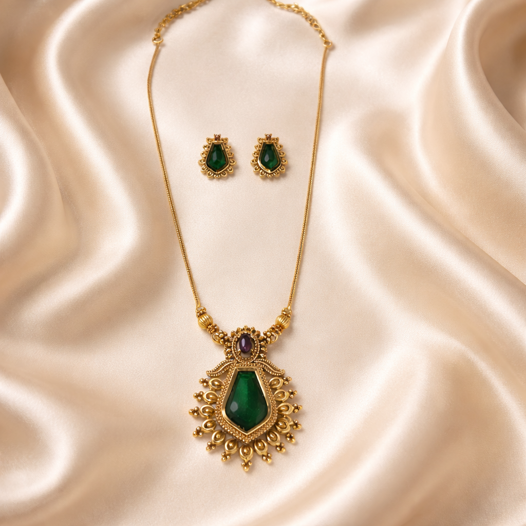 Enamel Nagapadma Jewellery