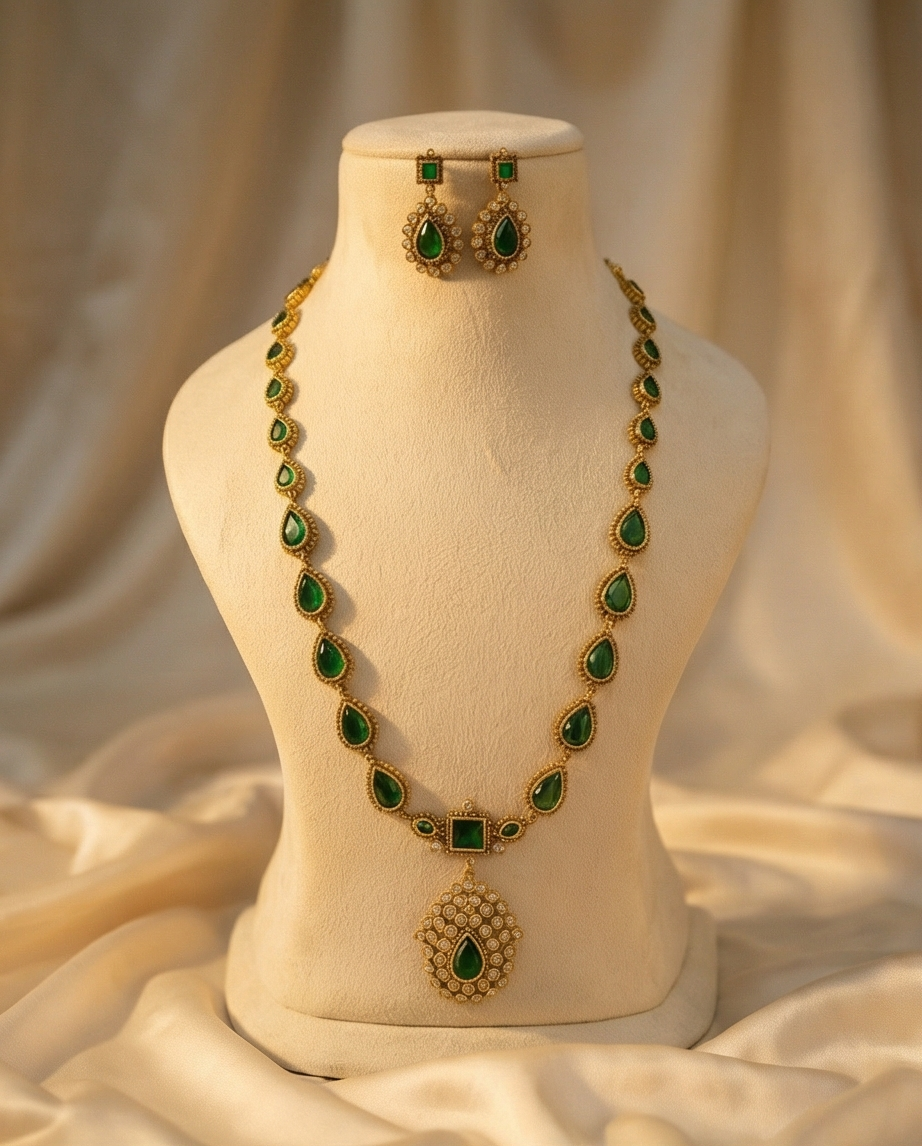 Jyotika emerald jewellery - Long
