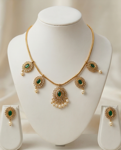 Necklace with Earrings (NRW44)