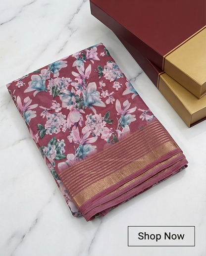 Pink Poonam Saree (SR-SP1)