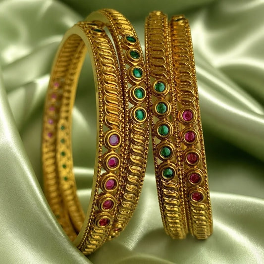 Marakata Manjari Bangles - NRW-119