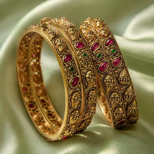 Madhura Antique Bangles - NRW-111