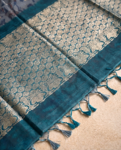 Pochampalli with ButtaPure Soft silk