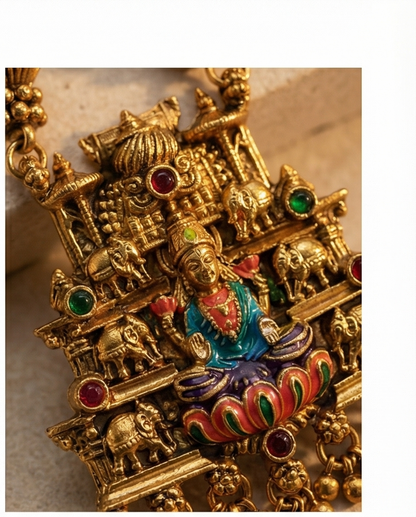 Antic Temple Design Haram with Earrings (NRW3)