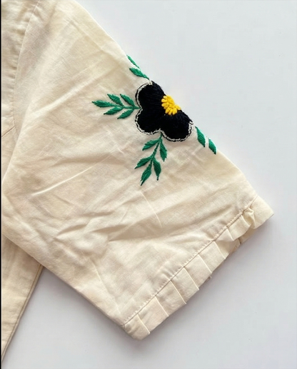 Cotton Saree + Stitched Blouse - SR-KP72