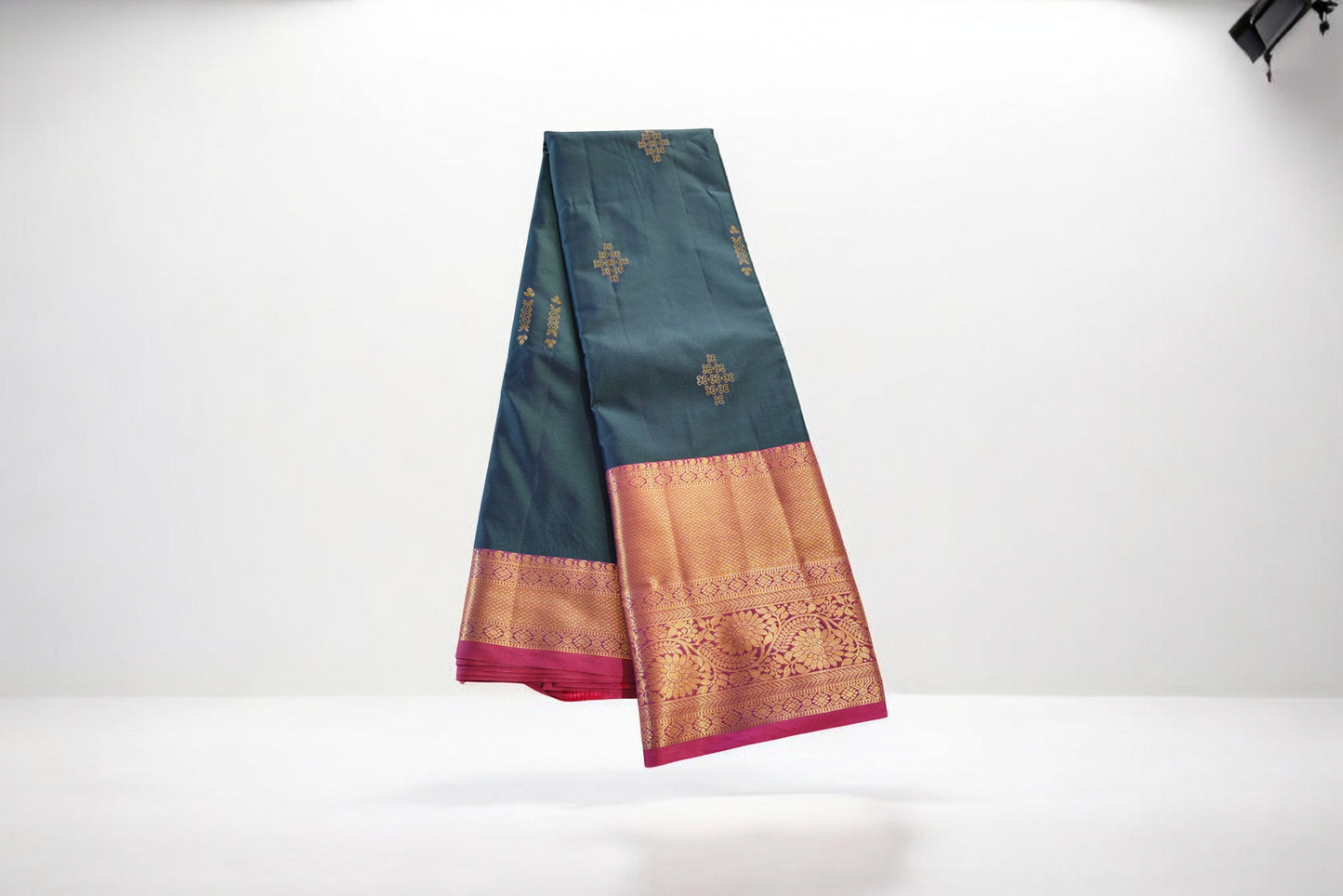 Green Kanchipuram Semi Silk sarees