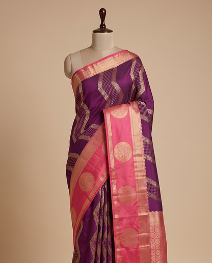 Crepe silk -Dark Purple(SR-MSP38)