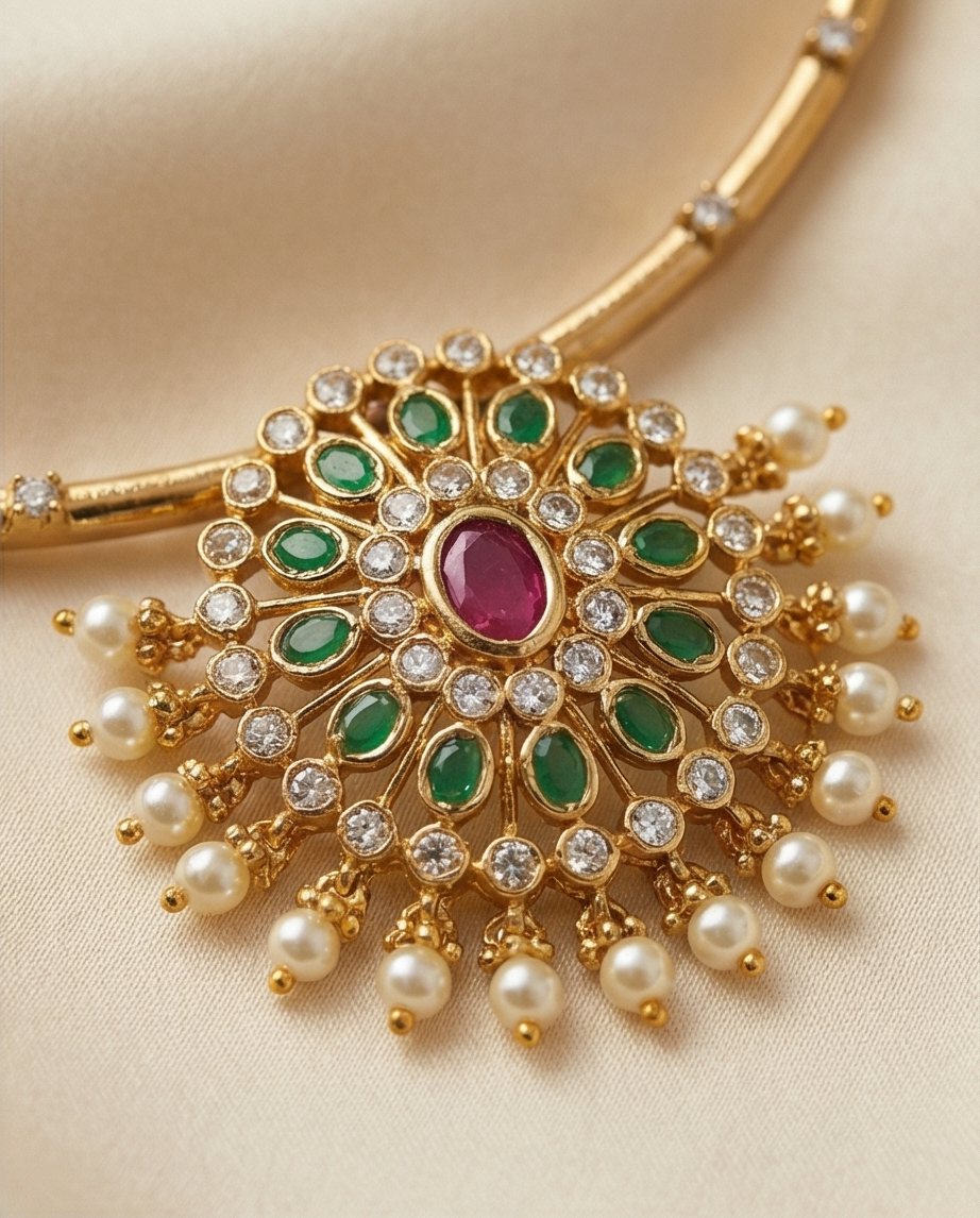 Necklace with earrings (NRW15)