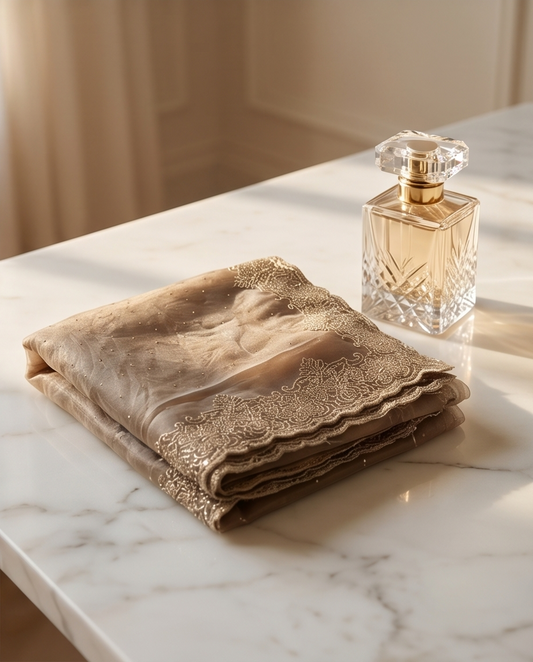 Tribal Shade Grayish Designer Saree (SR-SP32)