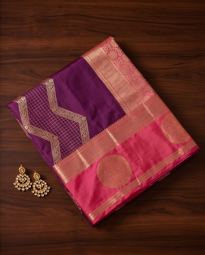 Crepe silk -Dark Purple(SR-MSP38)