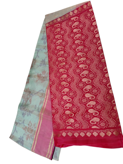 Pochampalli with ButtaPure Soft silk