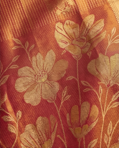 Pure Tissue Broket Silk sarees