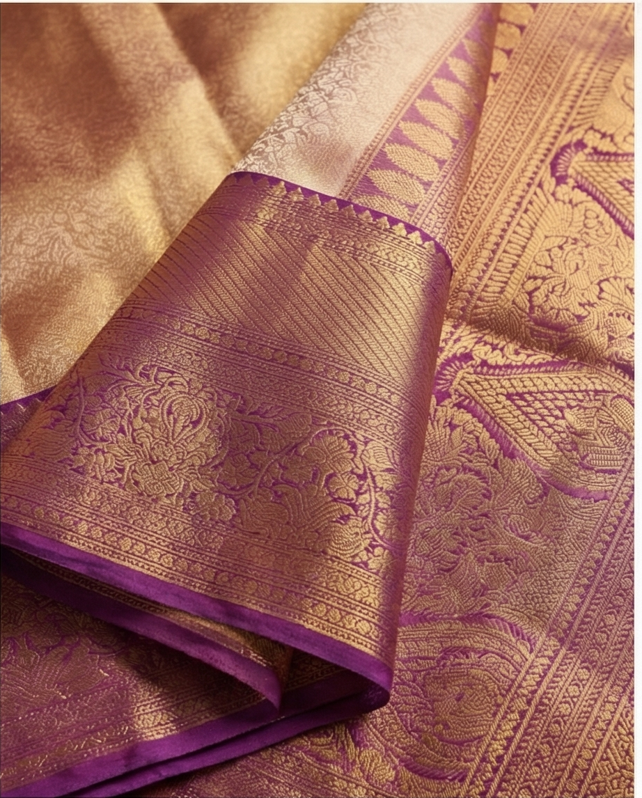 Pure Tissue Broket Silk sarees
