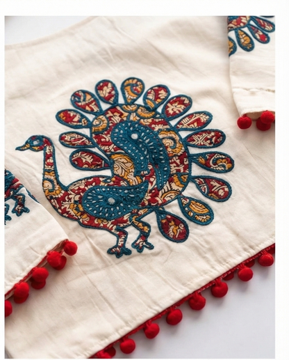 Cotton Saree + Stitched Blouse - SR-KP75