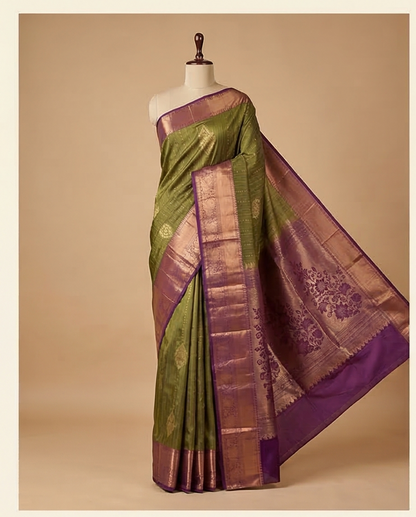 Semi Kanchipuram Silk Saree
