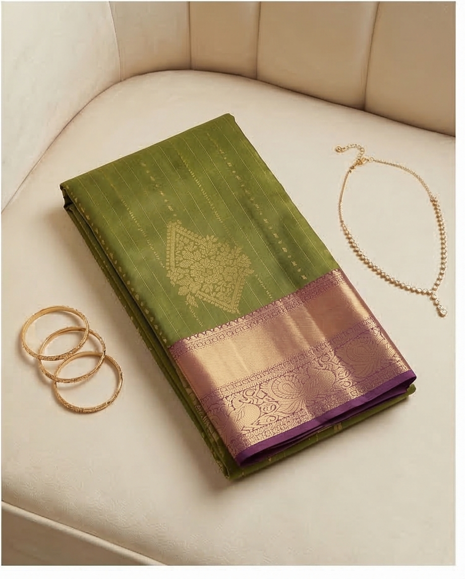Semi Kanchipuram Silk Saree
