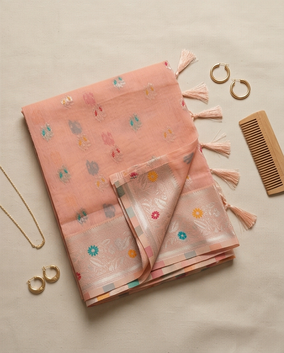 Premium Pink Colour Saree (SR-SP26)