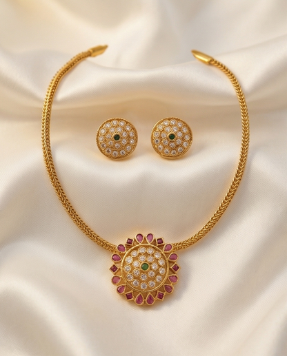 Necklace with Earrings (NRW43)