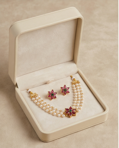 Choker with Earrings (NRW39)