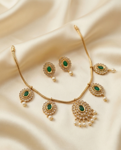 Necklace with Earrings (NRW44)