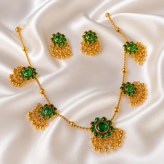 Trendy Karishma Necklace with Earrings (NRW-82)