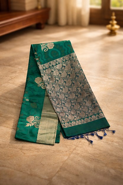 Pochampalli with ButtaPure Soft silk
