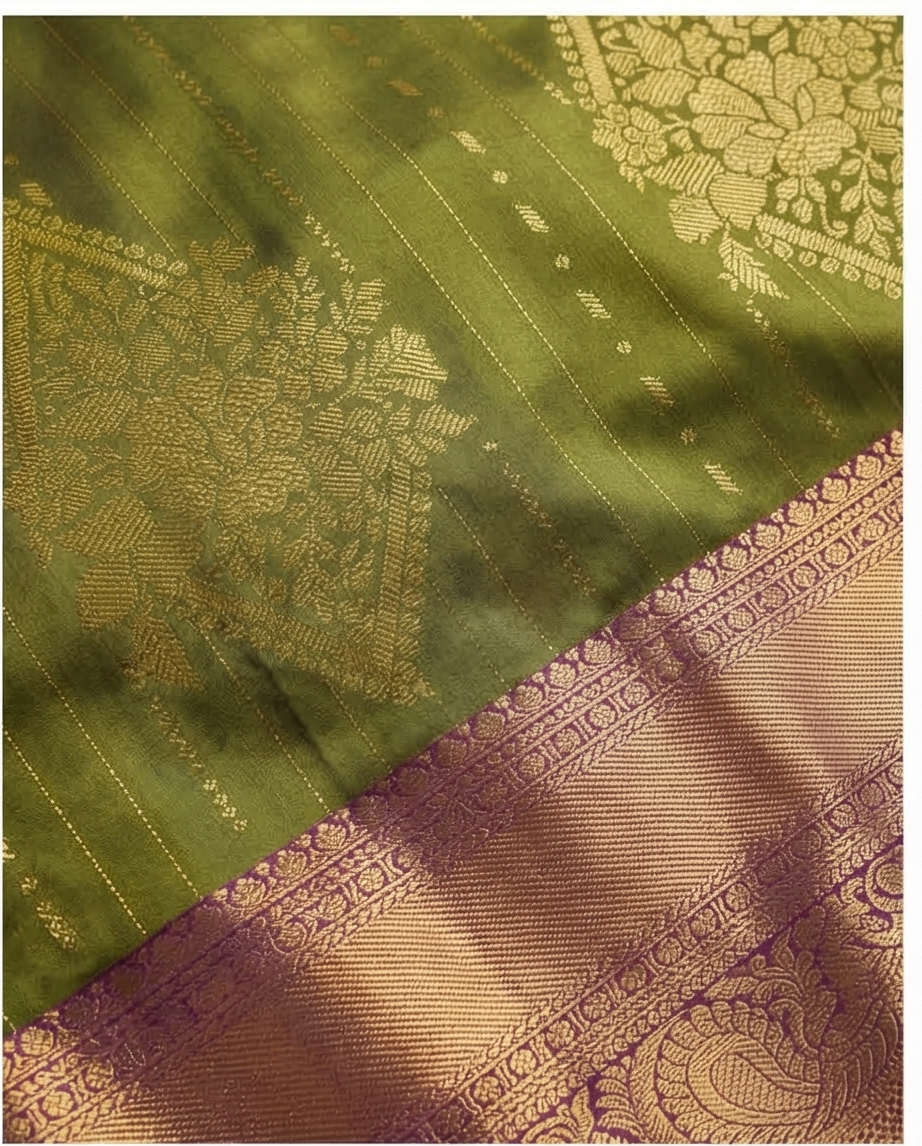 Semi Kanchipuram Silk Saree