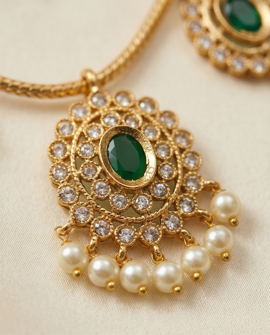 Necklace with Earrings (NRW44)