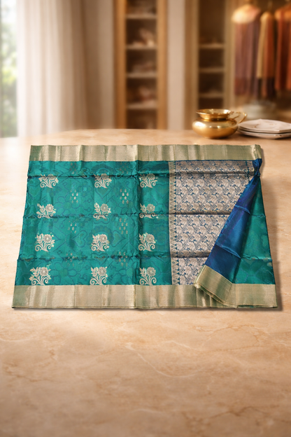 Pochampalli with ButtaPure Soft silk