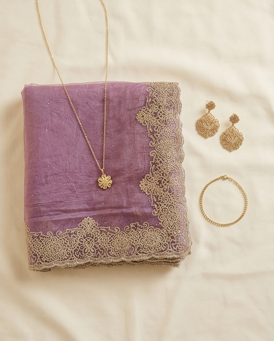 Tribal Shade Pinkish Designer Saree (SR-SP31)