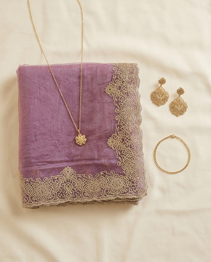 Tribal Shade Pinkish Designer Saree (SR-SP31)