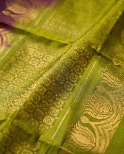 Wine Kanjivaram Silk Saree