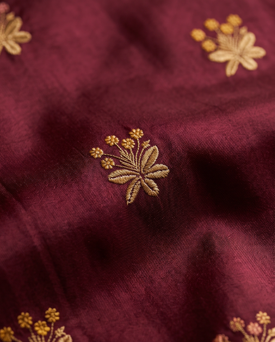Premium Viscose-Brown with light purple(SR-MSP44)